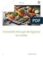 Formation Découpe de Légumes en Cuisine