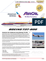 Boeing 737-800 - American Airlines (Air California Livery) - 1 100