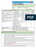 Sesion de Aprendizaje Sistema Respiratorio