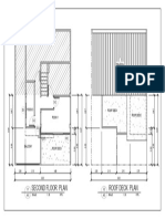 Second Floor Plan Roof Deck Plan