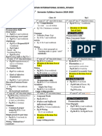 Grade 4 Updated Syllabus 1st Term 2024-25