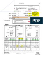 Governor Adjustment Data Sheet: Adjustments: Droop Aneroid /LDA Torque Setting