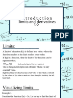 Limits and Derevatives