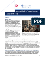 Ethiopia MCSPCommunity Engagement Brief