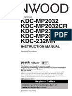 KDC-MP2032 KDC-MP2032CR KDC-MP232 KDC-MP202 KDC-232MR: Instruction Manual