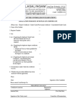 14 APPLICATION FORM FOR Duplicate CERTIFICATE