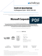 Microsoft Azure, Dynamics and Online Services - ISO 27001 Certificate (With UKAS) (11.28.2023)