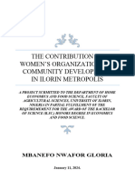 The Role of Women in Community Development