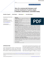 Veterinary Dermatology - 2024 - Taguchi - Preliminary Evaluation of A Commercial Shampoo and Fine Bubble Bathing in The