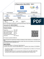 Electronic Reservation Slip (ERS) : 8508832747 11059/chhapra Express Ac 3 Tier Sleeper (3A)