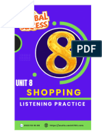 Listening Practice Unit 8 Shopping