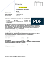 Past Exam Sample (2 Hours)