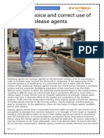 Formwork Release Agents