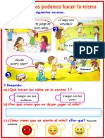 Ficha Tutoría Niñas y Niños Podemos Hacer Lo Mismo Maestra Janet 2°