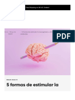 5 Formas de Estimular La Neurogénesis y Obtener Más Células Cerebrales