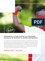 Brochure Projet Burkina Faso Trifold Web