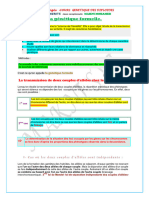 Cours de Génétique Formelle Le Dihybridisme