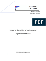 AC-145-5 Guide For Compling of Maintenance Organization Manual