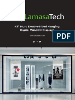 Lamasatech Muro Window Hanging Window Display Spec Sheet