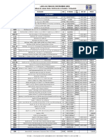 Lista de Precios Nro 10 Dolz Noviembre 2018