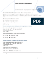 Estudo Dirigido - Termoquimica