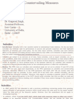 Subsidies and Countervailing Measures