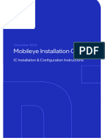 Mobileye IC - Installation & Configuration Instruction v1.6