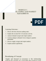 AE 11 Mod 3 Demand Supply and Market Equilibrium