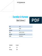 13.2 Excretion in Humans IGCSE CIE Biology Ext Theory MS - L