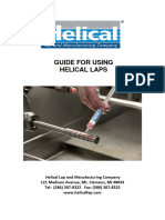 Cylindrical Lapping Guidelines