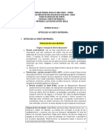 Direito Empresarial I (Roteiro de Aula 1) - Introdução Ao Direito Empresarial