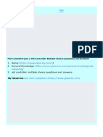 PID Controller Multiple Choice Questions and Answers - PID Controller Quiz