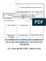 Plan de Seguridad y Salud en El Trabajo de 2022