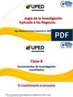 Clase 8 Herramientas de Investigacion Cuantitativa