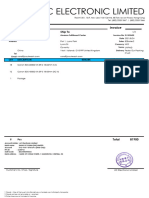 Ac Electronic Limited: Invoice Customer