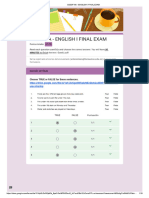 Ssssf-6a - English I Final Exam