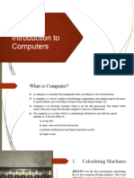 Unit 1 Introduction To Computers