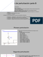 Condición de Perturbación Parte B