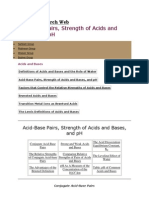 Acid and Bases Concepts