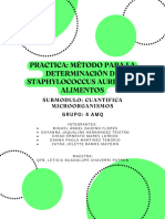 Reporte de Staphylococcus Aureus