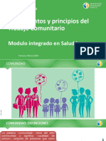 Fundamentos y Principios Del Trabajo Comunitario - 2024