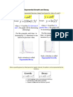 Exponential Growth and Decay Lesson Notes