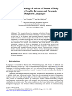 Idioms Containing A Lexicon of Names of Body Parts On The Head in Javanese and Pasemah Bengkulu Languages