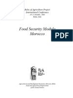 Food Security Module Morocco