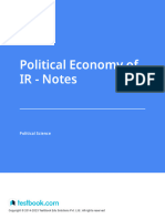 Political Economy of IR - Notes