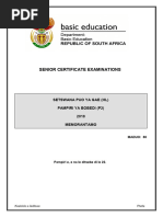 Setswana HL P2 May-June 2018 Memo