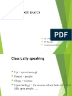 Epidemiology BASICS