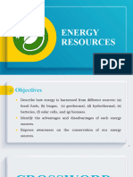 COT 1 (2nd Sem - 3rd Q - PHYS) NATURAL RESOURCES