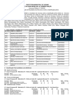 Edital de Resultado Classificação Final