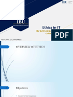 Ethics in IT: IBU 020 Computer Engineering Orientation